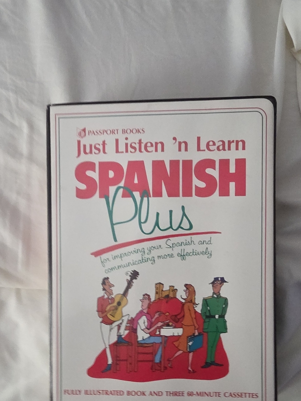 Passport Just Listen 'n Learn Spanish Plus - White and Pink